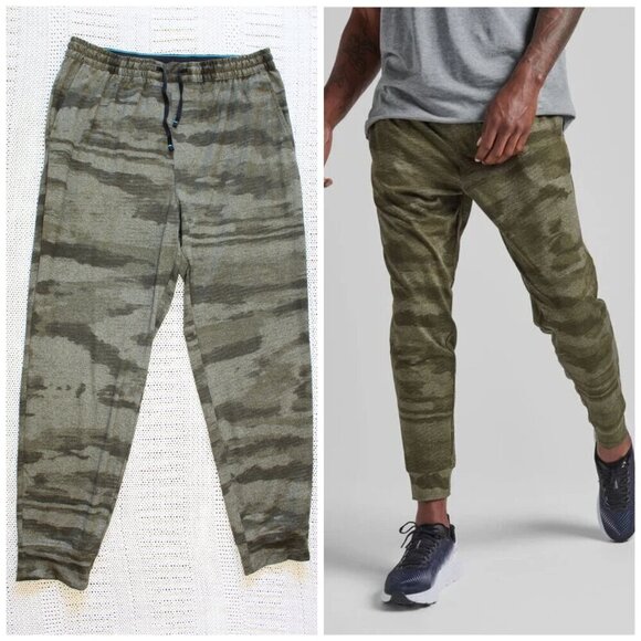 Stance Primer Men's Jogger Size Large Pants elastic waist Drawstring Army Green - Picture 1 of 11